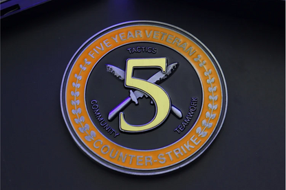5 Year Veteran Coin Replica